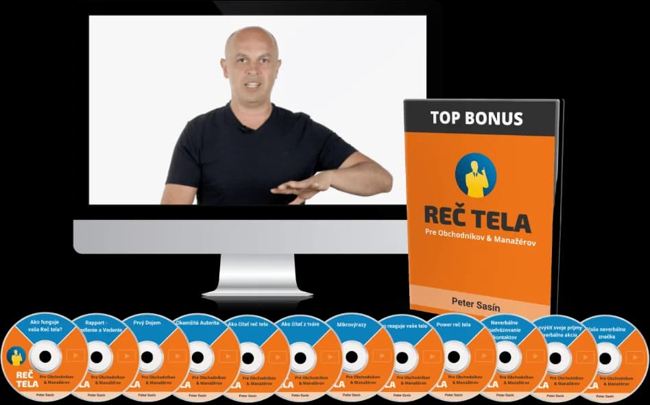Bonus Reč tela pre obchodníkov a manažérov — videokurz s Petrom Sasínom