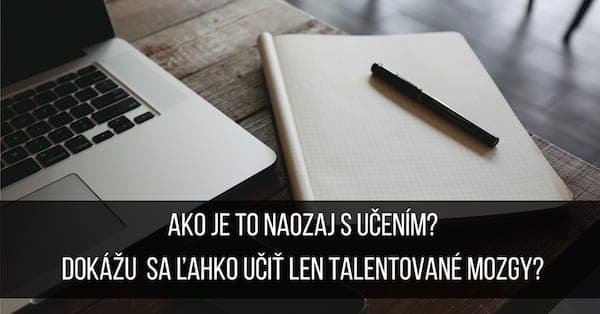 Učíme sa rýchlo a ľahko. Aj ked nie v škole