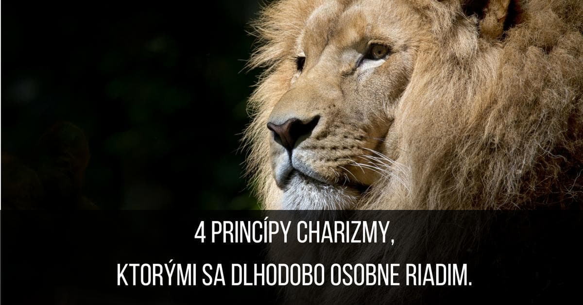 4 tajné prvky: Vplyvu, Sebavedomia a Charizmy