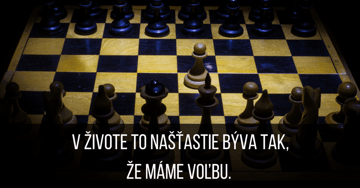 Zavolal mi – a bolo mi ho akosi ľúto | V živote máme voľbu!