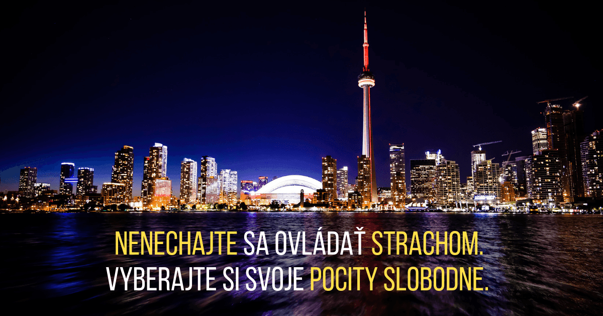 Ako si slobodne vyberať pocity (…a nenechať sa ovládať strachom)